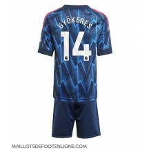 Maillot de football Réplique Arsenal Viktor Gyokeres #14 Extérieur Enfant 2025-26 Manche Courte (+ Pantalon court)