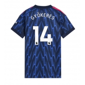 Maillot de football Réplique Arsenal Viktor Gyokeres #14 Extérieur Femme 2025-26 Manche Courte