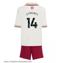 Maillot de football Réplique Arsenal Viktor Gyokeres #14 Troisième Enfant 2025-26 Manche Courte (+ Pantalon court)