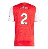 Maillot de football Réplique Arsenal William Saliba #2 Domicile 2025-26 Manche Courte