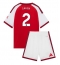 Maillot de football Réplique Arsenal William Saliba #2 Domicile Enfant 2026-27 Manche Courte (+ Pantalon court)