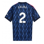 Maillot de football Réplique Arsenal William Saliba #2 Extérieur 2025-26 Manche Courte