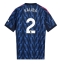 Maillot de football Réplique Arsenal William Saliba #2 Extérieur 2025-26 Manche Courte