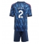 Maillot de football Réplique Arsenal William Saliba #2 Extérieur Enfant 2025-26 Manche Courte (+ Pantalon court)