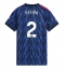 Maillot de football Réplique Arsenal William Saliba #2 Extérieur Femme 2025-26 Manche Courte