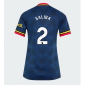 Maillot de football Réplique Arsenal William Saliba #2 Extérieur Femme 2026-27 Manche Courte