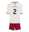 Maillot de football Réplique Arsenal William Saliba #2 Troisième Enfant 2025-26 Manche Courte (+ Pantalon court)