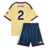 Maillot de football Réplique Arsenal William Saliba #2 Troisième Enfant 2026-27 Manche Courte (+ Pantalon court)