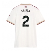 Maillot de football Réplique Arsenal William Saliba #2 Troisième Femme 2025-26 Manche Courte