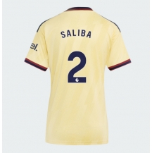 Maillot de football Réplique Arsenal William Saliba #2 Troisième Femme 2026-27 Manche Courte