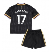 Maillot de football Réplique Aston Villa Alejandro Garnacho #17 Extérieur Enfant 2026-27 Manche Courte (+ Pantalon court)