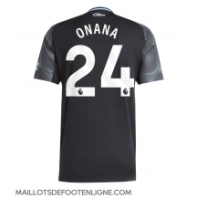 Maillot de football Réplique Aston Villa Amadou Onana #24 Extérieur 2025-26 Manche Courte