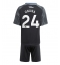 Maillot de football Réplique Aston Villa Amadou Onana #24 Extérieur Enfant 2025-26 Manche Courte (+ Pantalon court)