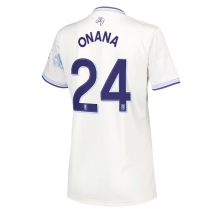 Maillot de football Réplique Aston Villa Amadou Onana #24 Troisième Femme 2025-26 Manche Courte