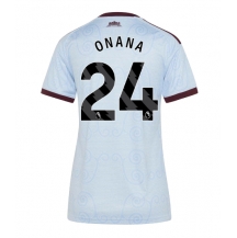 Maillot de football Réplique Aston Villa Amadou Onana #24 Troisième Femme 2026-27 Manche Courte