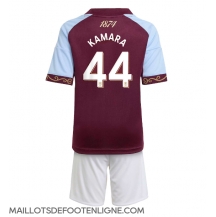 Maillot de football Réplique Aston Villa Boubacar Kamara #44 Domicile Enfant 2025-26 Manche Courte (+ Pantalon court)