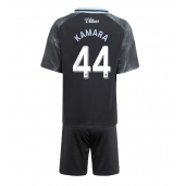 Maillot de football Réplique Aston Villa Boubacar Kamara #44 Extérieur Enfant 2025-26 Manche Courte (+ Pantalon court)