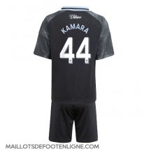 Maillot de football Réplique Aston Villa Boubacar Kamara #44 Extérieur Enfant 2025-26 Manche Courte (+ Pantalon court)