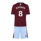 Maillot de football Réplique Aston Villa Boubacar Kamara #8 Domicile Enfant 2026-27 Manche Courte (+ Pantalon court)