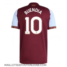Maillot de football Réplique Aston Villa Emiliano Buendia #10 Domicile 2025-26 Manche Courte