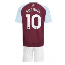 Maillot de football Réplique Aston Villa Emiliano Buendia #10 Domicile Enfant 2024-25 Manche Courte (+ Pantalon court)