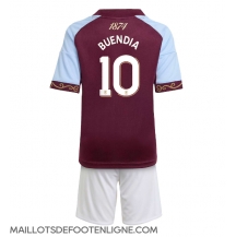 Maillot de football Réplique Aston Villa Emiliano Buendia #10 Domicile Enfant 2025-26 Manche Courte (+ Pantalon court)