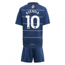 Maillot de football Réplique Aston Villa Emiliano Buendia #10 Troisième Enfant 2024-25 Manche Courte (+ Pantalon court)
