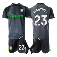 Maillot de football Réplique Aston Villa Emiliano Martinez #23 Gardien de but Domicile Enfant 2025-26 Manche Courte (+ Pantalon court)