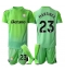Maillot de football Réplique Aston Villa Emiliano Martinez #23 Gardien de but Extérieur Enfant 2025-26 Manche Courte (+ Pantalon court)