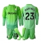 Maillot de football Réplique Aston Villa Emiliano Martinez #23 Gardien de but Extérieur Enfant 2025-26 Manche Longue (+ Pantalon court)