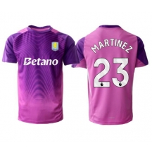 Maillot de football Réplique Aston Villa Emiliano Martinez #23 Gardien de but Troisième 2025-26 Manche Courte