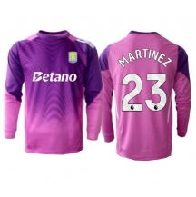 Maillot de football Réplique Aston Villa Emiliano Martinez #23 Gardien de but Troisième 2025-26 Manche Longue