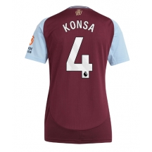 Maillot de football Réplique Aston Villa Ezri Konsa #4 Domicile Femme 2024-25 Manche Courte
