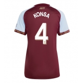 Maillot de football Réplique Aston Villa Ezri Konsa #4 Domicile Femme 2025-26 Manche Courte
