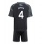 Maillot de football Réplique Aston Villa Ezri Konsa #4 Extérieur Enfant 2025-26 Manche Courte (+ Pantalon court)