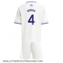 Maillot de football Réplique Aston Villa Ezri Konsa #4 Troisième Enfant 2025-26 Manche Courte (+ Pantalon court)