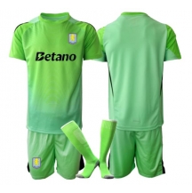 Maillot de football Réplique Aston Villa Gardien de but Extérieur Enfant 2025-26 Manche Courte (+ Pantalon court)