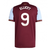 Maillot de football Réplique Aston Villa Harvey Elliott #9 Domicile 2025-26 Manche Courte