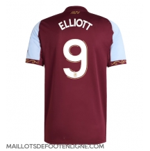 Maillot de football Réplique Aston Villa Harvey Elliott #9 Domicile 2025-26 Manche Courte