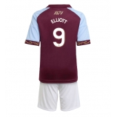 Maillot de football Réplique Aston Villa Harvey Elliott #9 Domicile Enfant 2025-26 Manche Courte (+ Pantalon court)