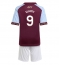 Maillot de football Réplique Aston Villa Harvey Elliott #9 Domicile Enfant 2025-26 Manche Courte (+ Pantalon court)