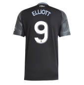 Maillot de football Réplique Aston Villa Harvey Elliott #9 Extérieur 2025-26 Manche Courte