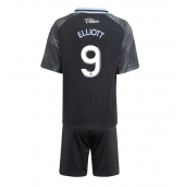 Maillot de football Réplique Aston Villa Harvey Elliott #9 Extérieur Enfant 2025-26 Manche Courte (+ Pantalon court)