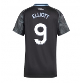 Maillot de football Réplique Aston Villa Harvey Elliott #9 Extérieur Femme 2025-26 Manche Courte