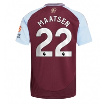 Maillot de football Réplique Aston Villa Ian Maatsen #22 Domicile 2024-25 Manche Courte