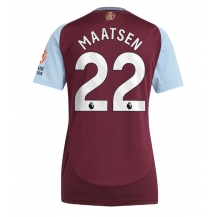 Maillot de football Réplique Aston Villa Ian Maatsen #22 Domicile Femme 2024-25 Manche Courte