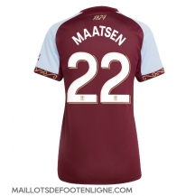Maillot de football Réplique Aston Villa Ian Maatsen #22 Domicile Femme 2025-26 Manche Courte