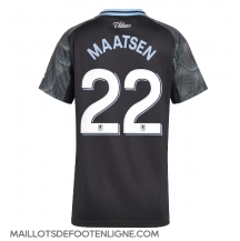 Maillot de football Réplique Aston Villa Ian Maatsen #22 Extérieur Femme 2025-26 Manche Courte