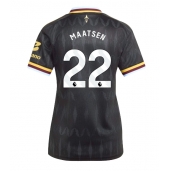 Maillot de football Réplique Aston Villa Ian Maatsen #22 Extérieur Femme 2026-27 Manche Courte
