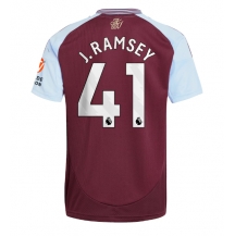 Maillot de football Réplique Aston Villa Jacob Ramsey #41 Domicile 2024-25 Manche Courte